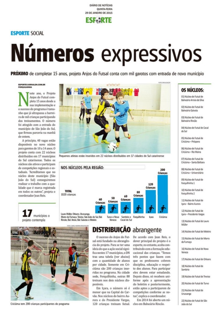 Jornal Diário de Notícias - 29/01/2015