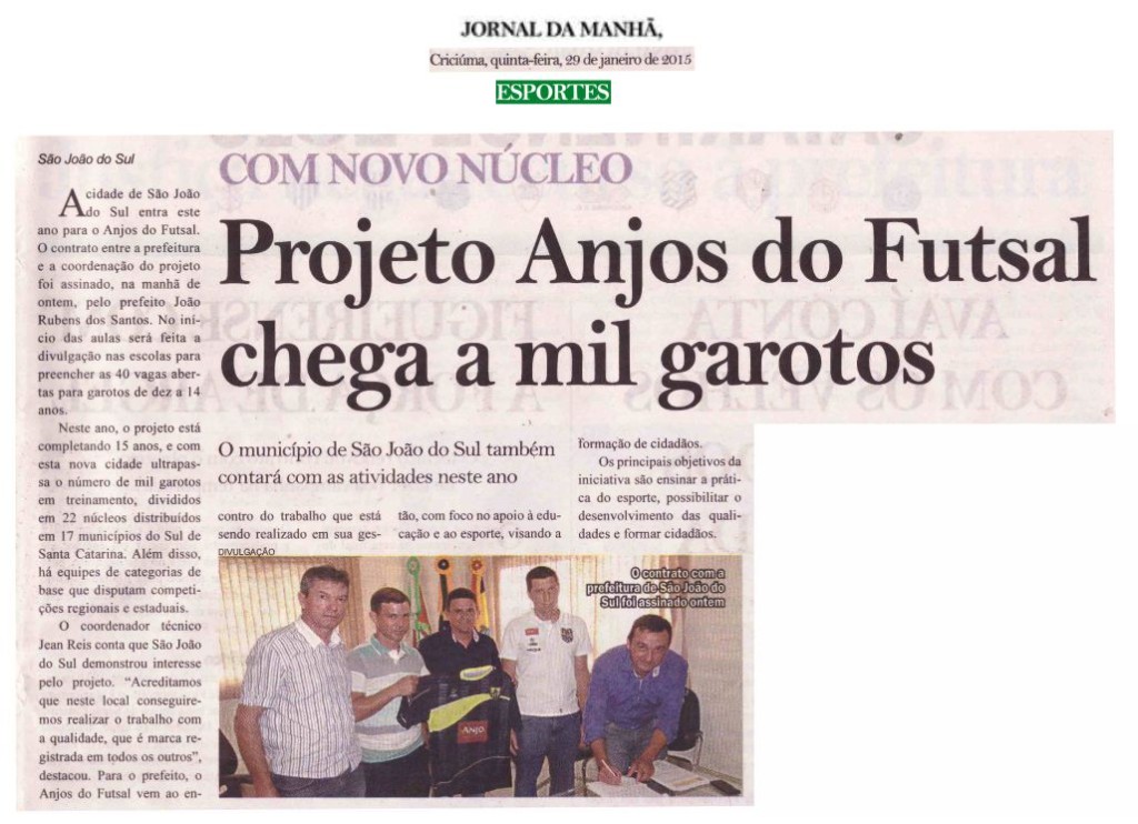 Jornal da Manhã - 29/01/2015