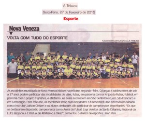 Jornal A Tribuna - 27/02/0215