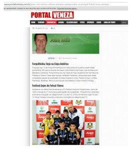 Anjos do Futsal no Portal Veneza - 01/08/2015