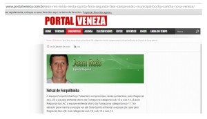 Anjos do Futsal no Portal Veneza - 13/08/2015